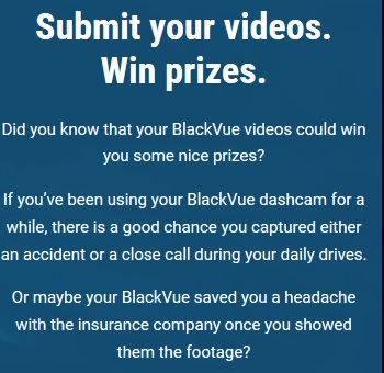 Winners Of The #CaughtOnBlackVue Event – You Can Still Win Too!